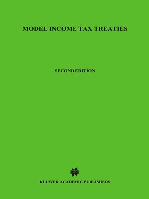 cover image of Model Income Tax Treaties